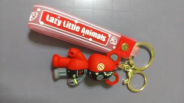 未使用 キーホルダー Lazy little animals