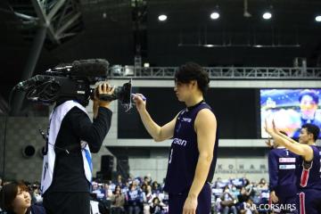 10月25日(土) VS 茨城ロボッツ戦 安藤 誓哉選手 直筆サイン入りヒーローパネル