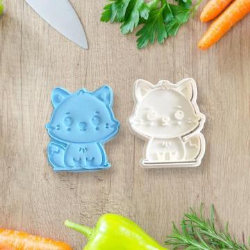ネコクッキー型 抜き型 粘土型 ブタ お菓子作り 料理 可愛い 遊び