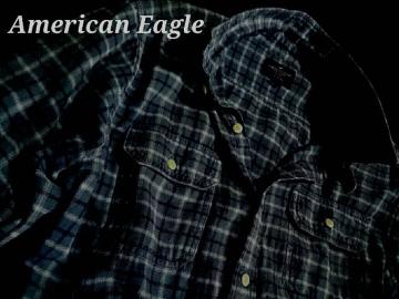 yAmerican EaglezAJC[O@Vintage Washed  US|XL(XXL)Blue