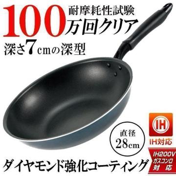 �y�ϖ���100����N���A�z�[��7cm �t���C�p�� 28cm �y�� IH �[��7cm �K�X �[�^ �ł��t���ɂ��� �d�xNO1