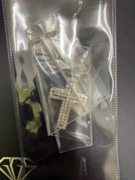 �y�V�i���g�p�z�ӕʏ��t �V�R�_�C�������h �N���X�l�b�N���X K18WG 45.5cm ���E���h�u�����A���g�J�b�g