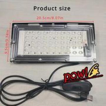 USB�d���u���b�N���C�g 50 LED�t�A���^��UV�t���b�h���C�g�A�p�[�e�B�[