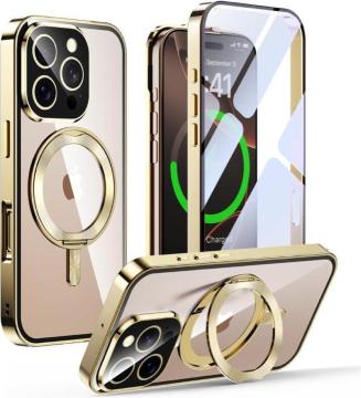 iPhone16PropP[X ʕی MagSafeΉ O 360]X^h tJo[ CX[d cΉ