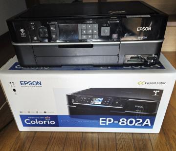 EPSON�@�G�v�\���@�v�����^�[�@EP-802A�@�{�̂ƕt���i�@�W�����N