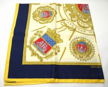 HERMES GX J90 LES ARMES DE PARIS p̖ 唻VNXJ[t }`J[USED