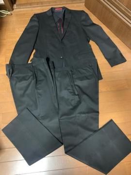 ブラックフォーマルスーツ パンツ2本つき