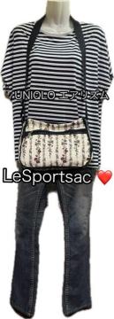 ���ӂ����߂ā�LeSportsac�V�����_�[�o�b�N��UNIQLO�g�b�v�X�E�f�j����3�_�܂Ƃߔ��聚1000�~�X�^�[�g