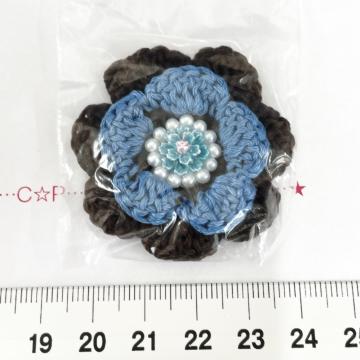 7*ハンドメイド♪オリジナルビジュー ループ付きカラフルお花 9