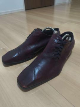 GUCCI �u���E�� ���U�[ �X�N�G�A�g�D ���[�X�A�b�v �r�W�l�X�V���[�Y