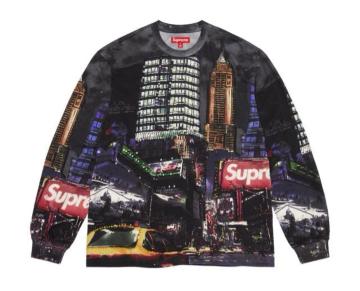 Supreme Skyline Sequin L/S Top "Night" l
