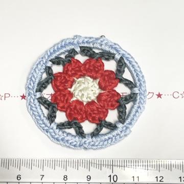 4*ハンドメイド♪お花のドリームキャッチャーチャーム 9