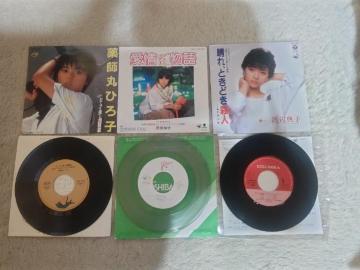 シングルレコード 主題歌 角川三姉妹 80s 薬師丸ひろ子 原田知世 渡辺典子 セーラー服と機関銃 愛情物語 晴れときどき殺人