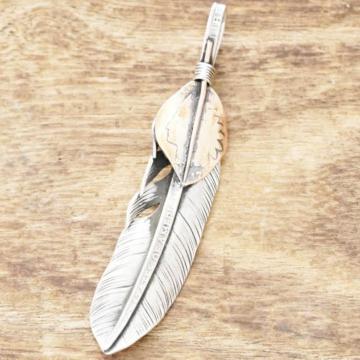 NORTH WORKS x GOTHIC TOKYO ハート フェザー ペンダントトップ