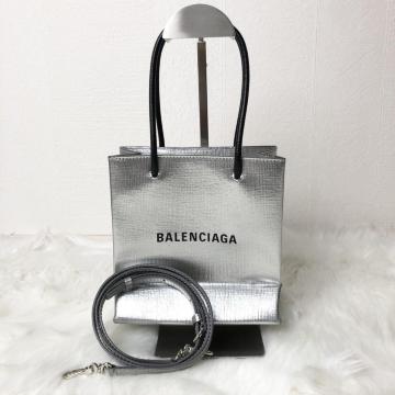 �y���i�zBALENCIAGA �o�����V�A�K �V���b�s���O �g�[�g�o�b�O �V�����_�[�o�b�O 2way �V���o�[ �΂ߊ|���\