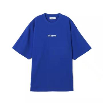 �V�i ATMOS �A�g���X T�V���c S �� Embroidery Classic Logo T-shirt BLUE ����TEE
