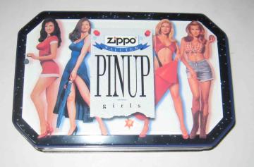 Zippo�@�W�b�|�[�@PIN-UP GIRLS�@ �s���i�b�v�K�[���Y�@�S�V�[�Y���@ 4�Z�b�g�@���g�p�i