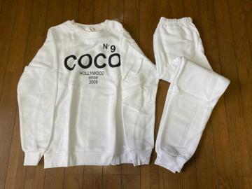 ���f�B�[�X ���N�уz�[���E�F�A �㉺�Z�b�g COCO NO9 HOLLYWOOD �z���C�g