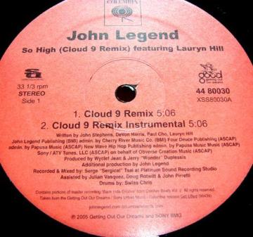 JOHN LEGEND WEWFh SO HIGH lC WYCLEF LAURYN