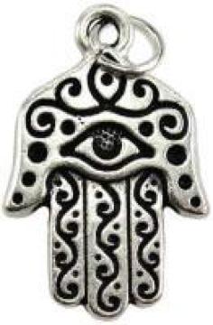 AzureGreen: Hamsa Hand pendant nTEnh