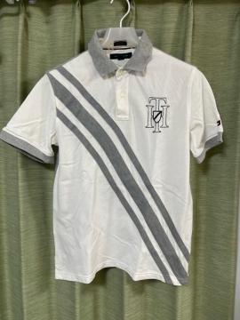 TOMMY HILFIGER �g�~�[�q���t�B�K�[ �|���V���c LG �z���C�g�~�O���[ �����|���V���c TOMMY �|���V���c L