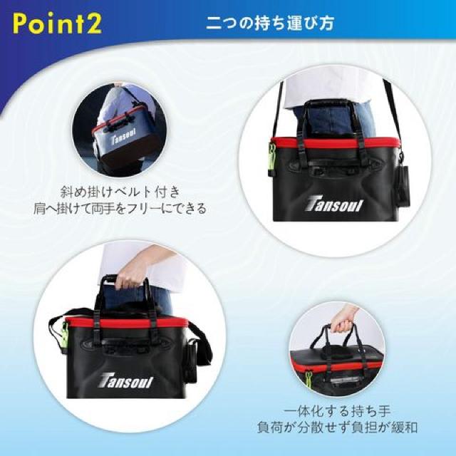 バッカン 釣り バケツ 折りたたみ 40CM フィッシュグリップ付き < レジャー/スポーツ  バッカン 釣り バケツ 折りたたみ 40CM フィッシュグリップ付き < レジャー/スポーツの