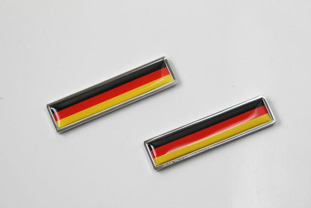 スリム国旗柄エンブレム2個入り ドイツ  細型 細長 < 自動車/バイク スリム国旗柄エンブレム2個入り ドイツ  細型 細長 < 自動車/バイク