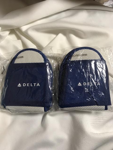 アメリカ 飛行機 DELTA デルタ 航空 機内 スリッパ ブルー < インテリア/ライフ  アメリカ 飛行機 DELTA デルタ 航空 機内 スリッパ ブルー  < インテリア/ライフの