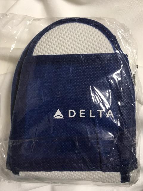 アメリカ 飛行機 DELTA デルタ 航空 機内 スリッパ ブルー < インテリア/ライフ  アメリカ 飛行機 DELTA デルタ 航空 機内 スリッパ ブルー < インテリア/ライフの