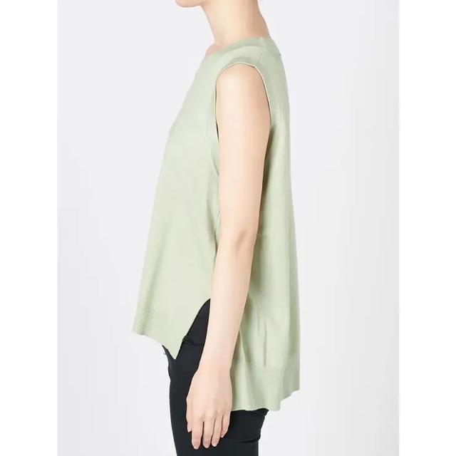 定価5,940円●MURUAムルーア●イレヘムルーズニットタンク●黄緑ライムグリーン●ノースリーブ < ブランド 定価5,940円●MURUAムルーア●イレヘムルーズニットタンク●黄緑ライムグリーン●ノースリーブ < ブランドの