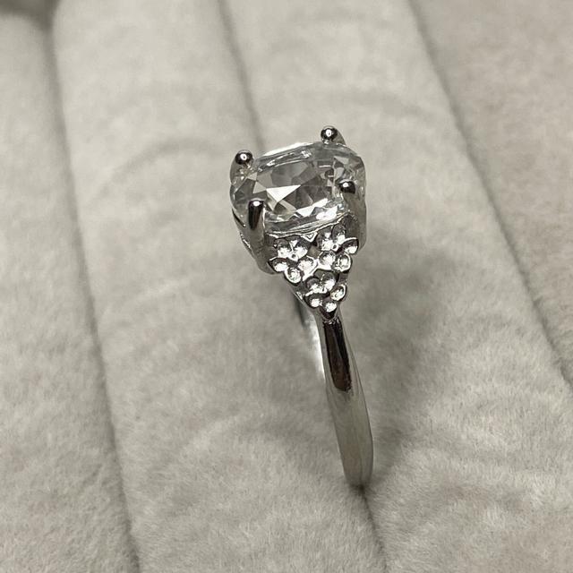 《No.R080》高品質 ブラジル産水晶 フリーサイズリング < 女性アクセサリー/時計  《No.R080》高品質 ブラジル産水晶 フリーサイズリング < 女性アクセサリー/時計の