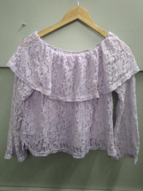 総レースオフショルトップス < 女性ファッション 総レースオフショルトップス < 女性ファッションの