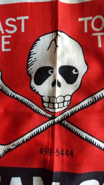 クリームソーダ バンダナ 角ドクロ ロカビリー < 男性ファッション クリームソーダ バンダナ 角ドクロ ロカビリー < 男性ファッションの