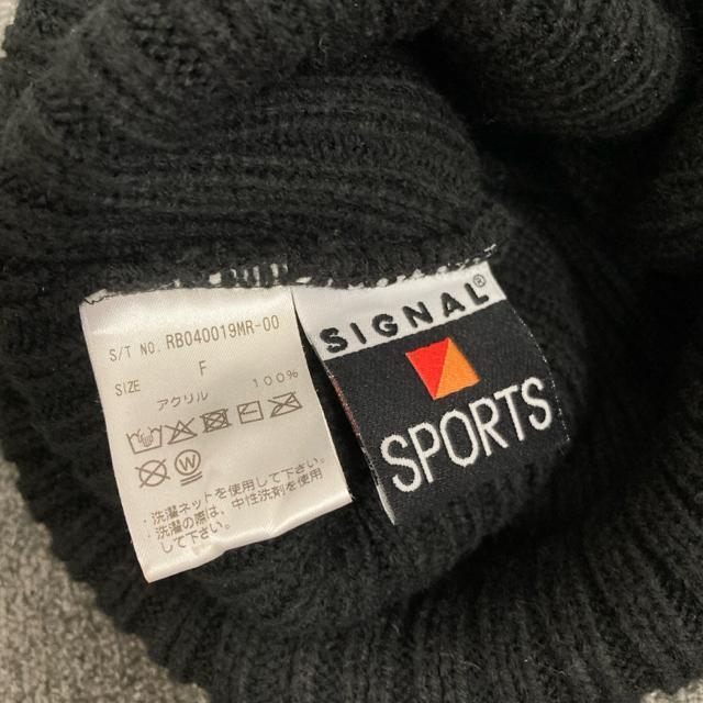 即決 SIGNAL SPORTS ビーニー ニット帽 ブラック < 男性ファッション  即決 SIGNAL SPORTS ビーニー ニット帽 ブラック < 男性ファッションの
