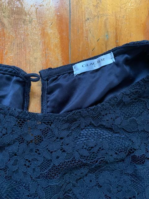 紺色。レースワンピース サイズL。送料無料 < 女性ファッション  紺色。レースワンピース サイズL。送料無料 < 女性ファッションの