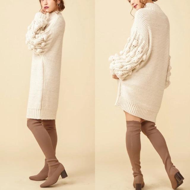 ROYAL PARTY★ポコポコニットワンピース★ < ブランド ROYAL PARTY★ポコポコニットワンピース★ < ブランドの