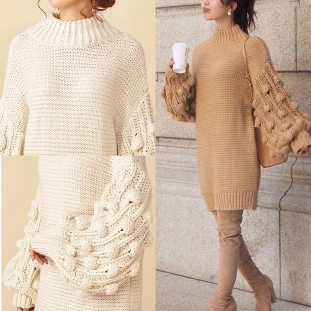 ROYAL PARTY★ポコポコニットワンピース★ < ブランド ROYAL PARTY★ポコポコニットワンピース★ < ブランドの