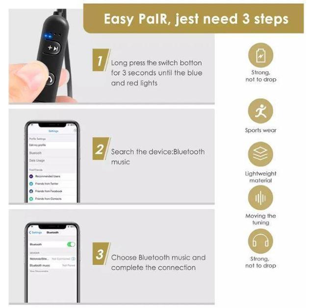 ゴールド ワイヤレス ブルートゥース ヘッドセット イヤホン ネックイヤフォン 磁気吸着 バイノーラル ステレオ スポーツ 60 < 家電/AV ゴールド ワイヤレス ブルートゥース ヘッドセット イヤホン ネックイヤフォン 磁気吸着 バイノーラル ステレオ スポーツ 60 < 家電/AVの