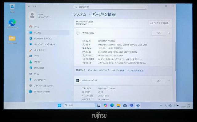 FUJITSU LIFEBOOK Corei5 ������12GB SSD512GB Web�J���� DVD  Windows11 �� PC�{��/���Ӌ@��� 