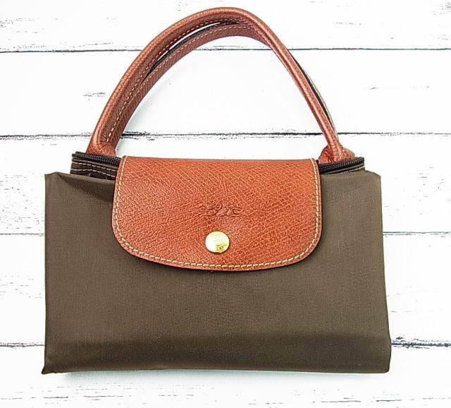 500�~�X�^�y���K���i�zLONGCHAMP�i�����V�����j �܂肽���݃g�[�g�o�b�O �n���h�o�b�O MADE IN FRANCE �� �u�����h�� 