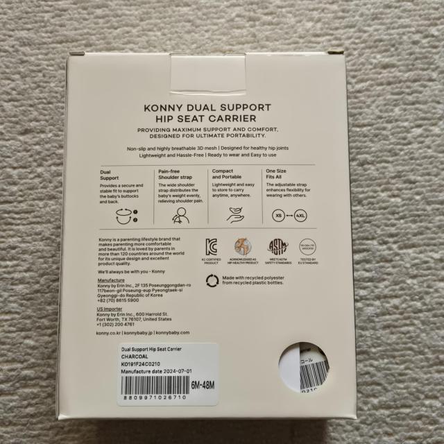 Konny �R�j�[ �q�b�v�V�[�g �������R ������ �`���R�[�� ����6�����`48������ ���[�o�b�O�t�� �� �L�b�Y/�x�r�[�� 