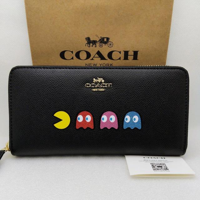新品COACH 長財布 パックマン アニメーション ラメ アコーディオン ジップ ウォレット ブラックマルチ < ブランド 新品COACH 長財布 パックマン アニメーション ラメ アコーディオン ジップ ウォレット ブラックマルチ < ブランドの