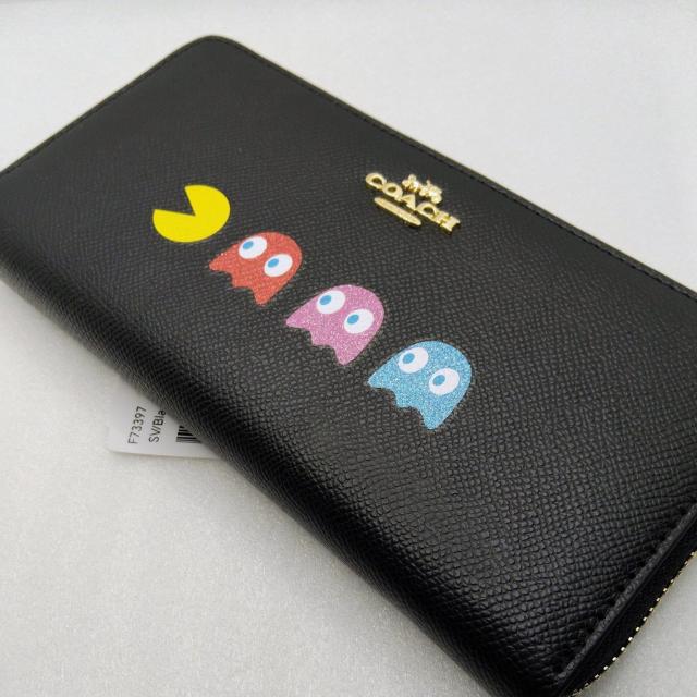 新品COACH 長財布 パックマン アニメーション ラメ アコーディオン ジップ ウォレット ブラックマルチ < ブランド 新品COACH 長財布 パックマン アニメーション ラメ アコーディオン ジップ ウォレット ブラックマルチ < ブランドの