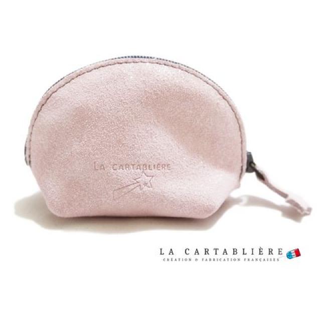 LA CARTABLIEREフランス製きらきらスエード 半円ポーチ#Sヒ < 女性ファッション LA CARTABLIEREフランス製きらきらスエード 半円ポーチ#Sヒ < 女性ファッションの