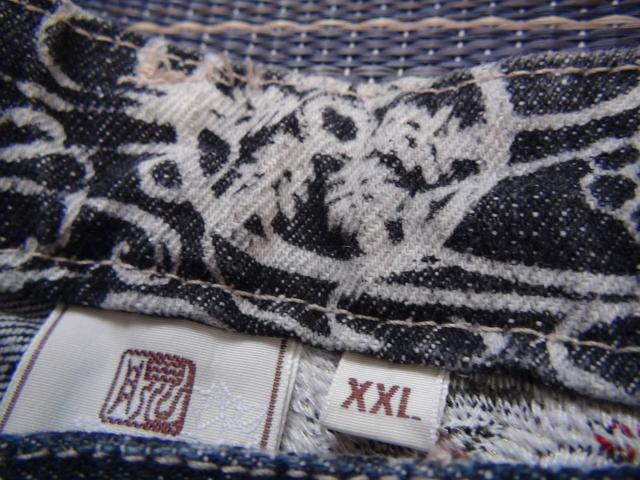 GUMUのデニム 派手な絵 メンズ 未使用に近い (XXL)!。 < 男性ファッション GUMUのデニム 派手な絵 メンズ 未使用に近い (XXL)!。 < 男性ファッションの