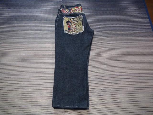 GUMUのデニム 派手な絵 メンズ 未使用に近い (XXL)!。 < 男性ファッション GUMUのデニム 派手な絵 メンズ 未使用に近い (XXL)!。 < 男性ファッションの