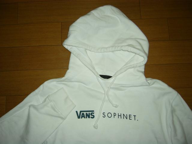 SOPHNET.ソフネット × VANS スウェット パーカー M 白 ヴァンズ < ブランド  SOPHNET.ソフネット × VANS スウェット パーカー M 白 ヴァンズ < ブランドの