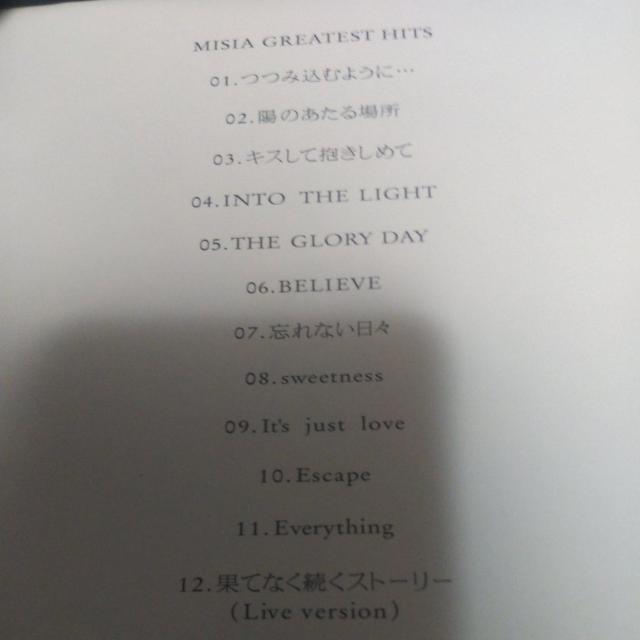 xXgCD MISIA GREATEST HITS т ~[V  ^gObY 