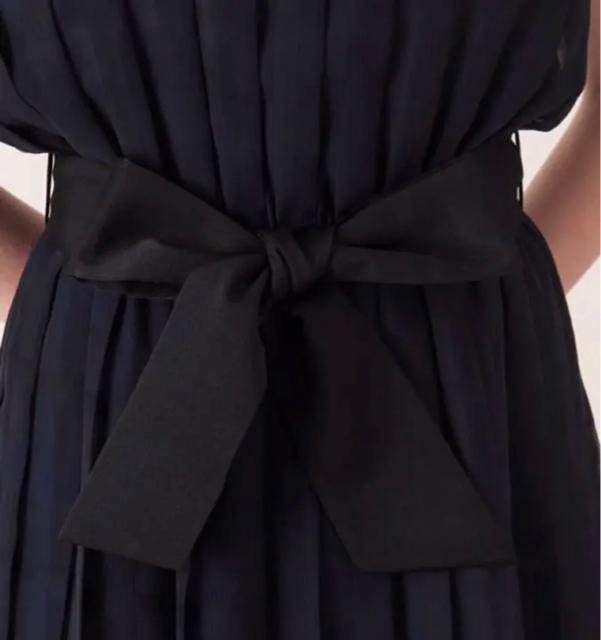 バーバリーシフォンチェックプリーツワンピース  ネイビー 新品 < ブランド  バーバリーシフォンチェックプリーツワンピース  ネイビー 新品 < ブランドの