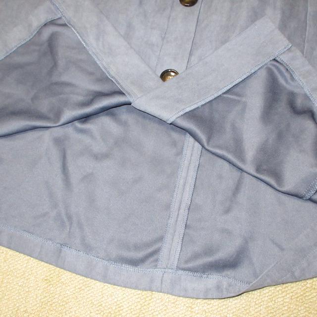 未使用☆飾りボタン付きロングスカート(ブルーグレー系) < 女性ファッション  未使用☆飾りボタン付きロングスカート(ブルーグレー系) < 女性ファッションの
